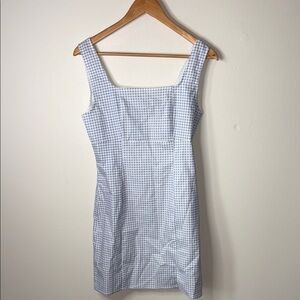 Lulu's Blue and White Sheath Mini Dress